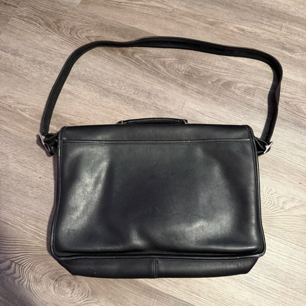 Vintage Coach Metropolitan Leather Briefcase Messenger Crossbody Bag Model 5180. - Picture 7 of 11